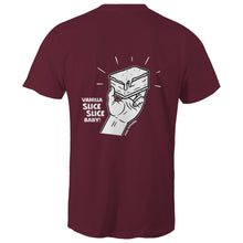 गैलरी व्यूवर में इमेज लोड करें, Vanilla Slice Slice Baby! - Men&#39;s Staple Tee (Design 3)
