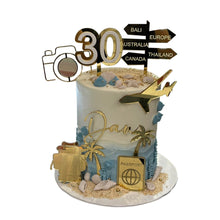 Load image into Gallery viewer, Travel Lover Themed Cake
