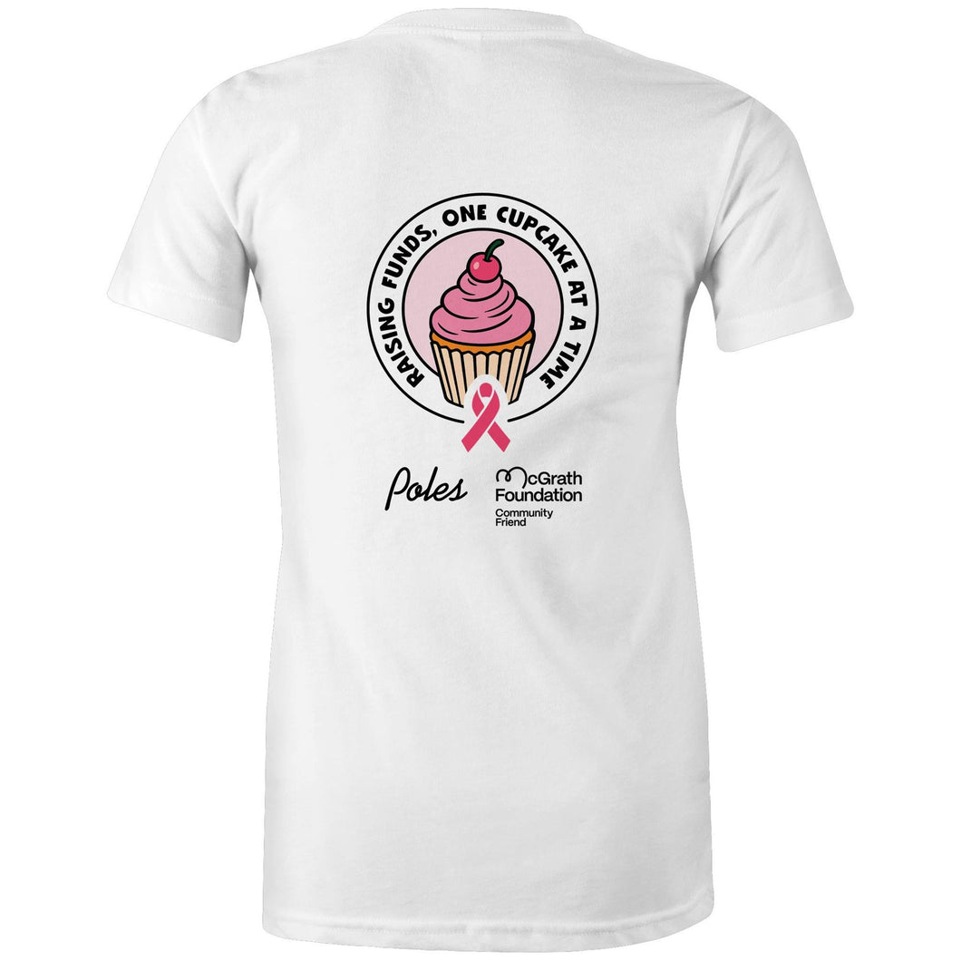 Poles x McGrath Foundation Women T-Shirt (White)