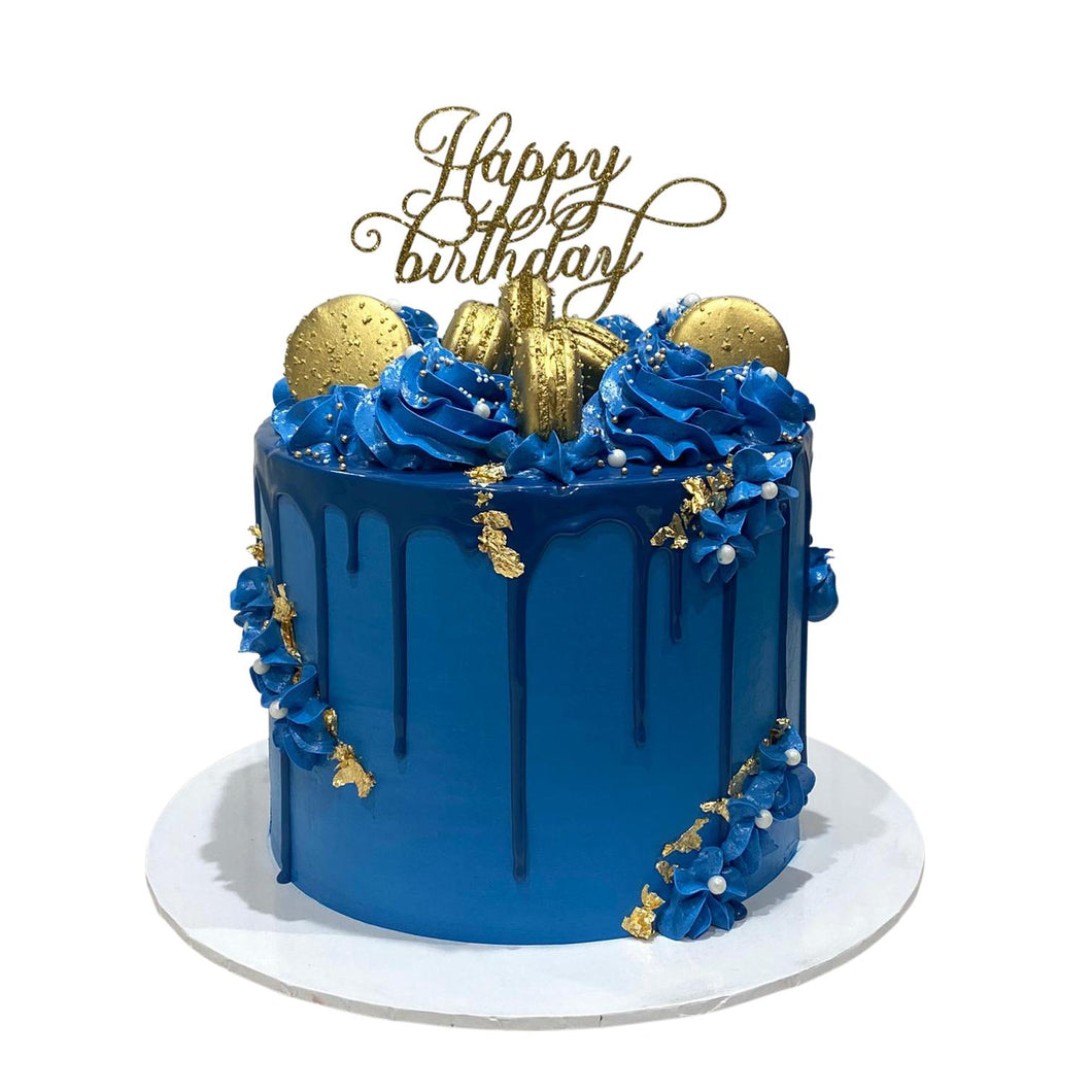 Blue Extravaganza Cake