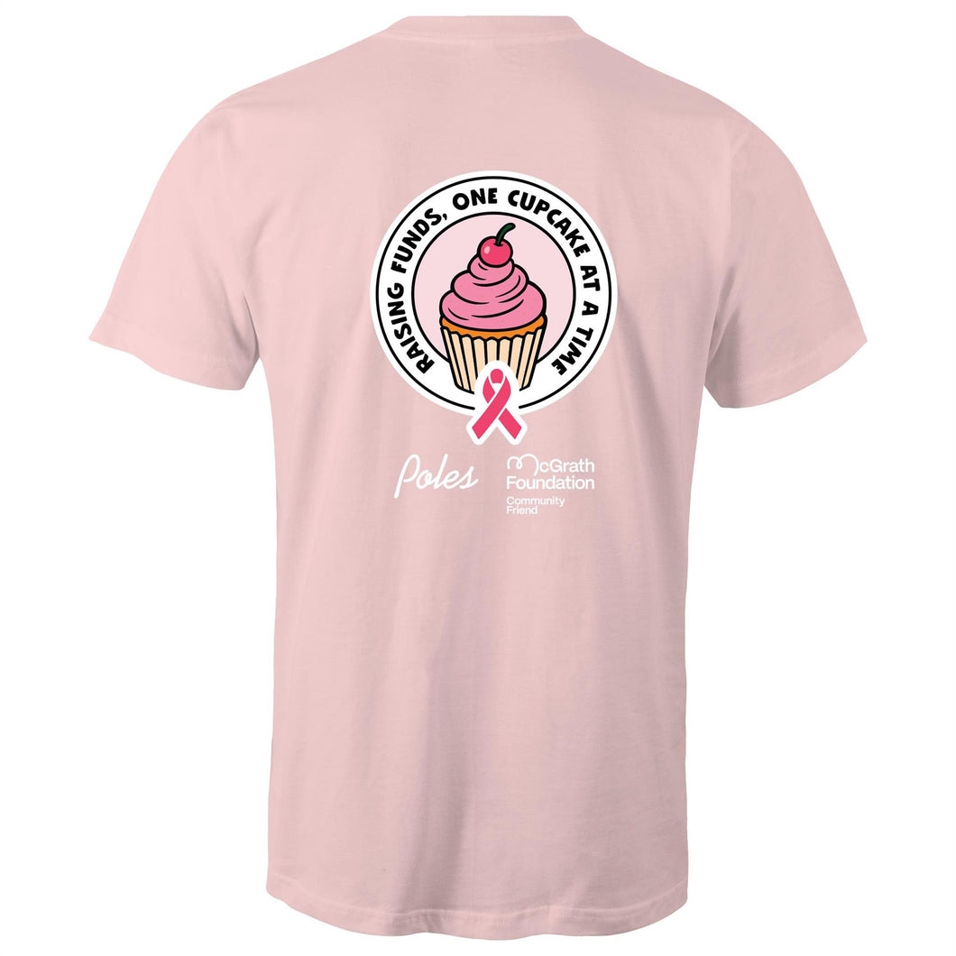 Poles x McGrath Foundation Men T-Shirt (Pink)