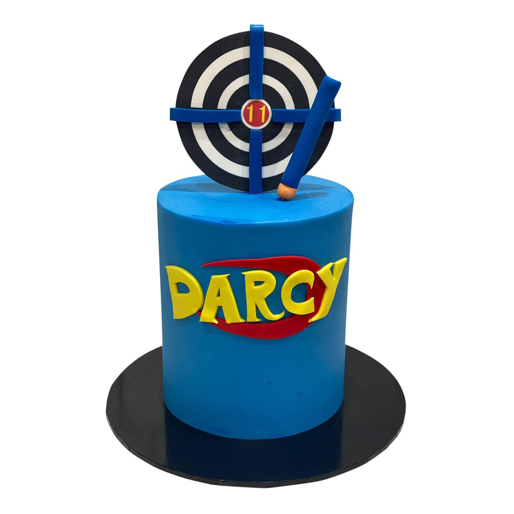 Nerf Target Theme Cake