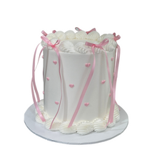 गैलरी व्यूवर में इमेज लोड करें, Vintage with Bow Ribbons Cake
