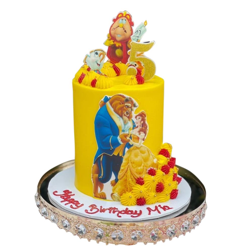 The Beauty & The Beast Themed Cake