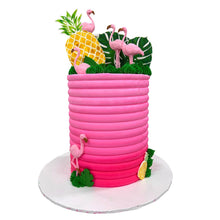 Load image into Gallery viewer, Flamingo Tropical Themed Cake
