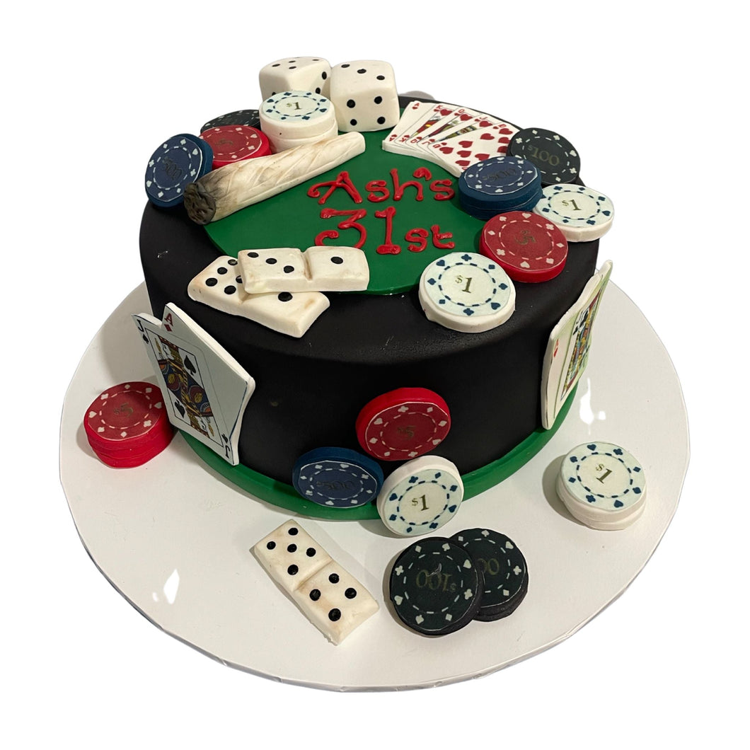 Casino Night Cake