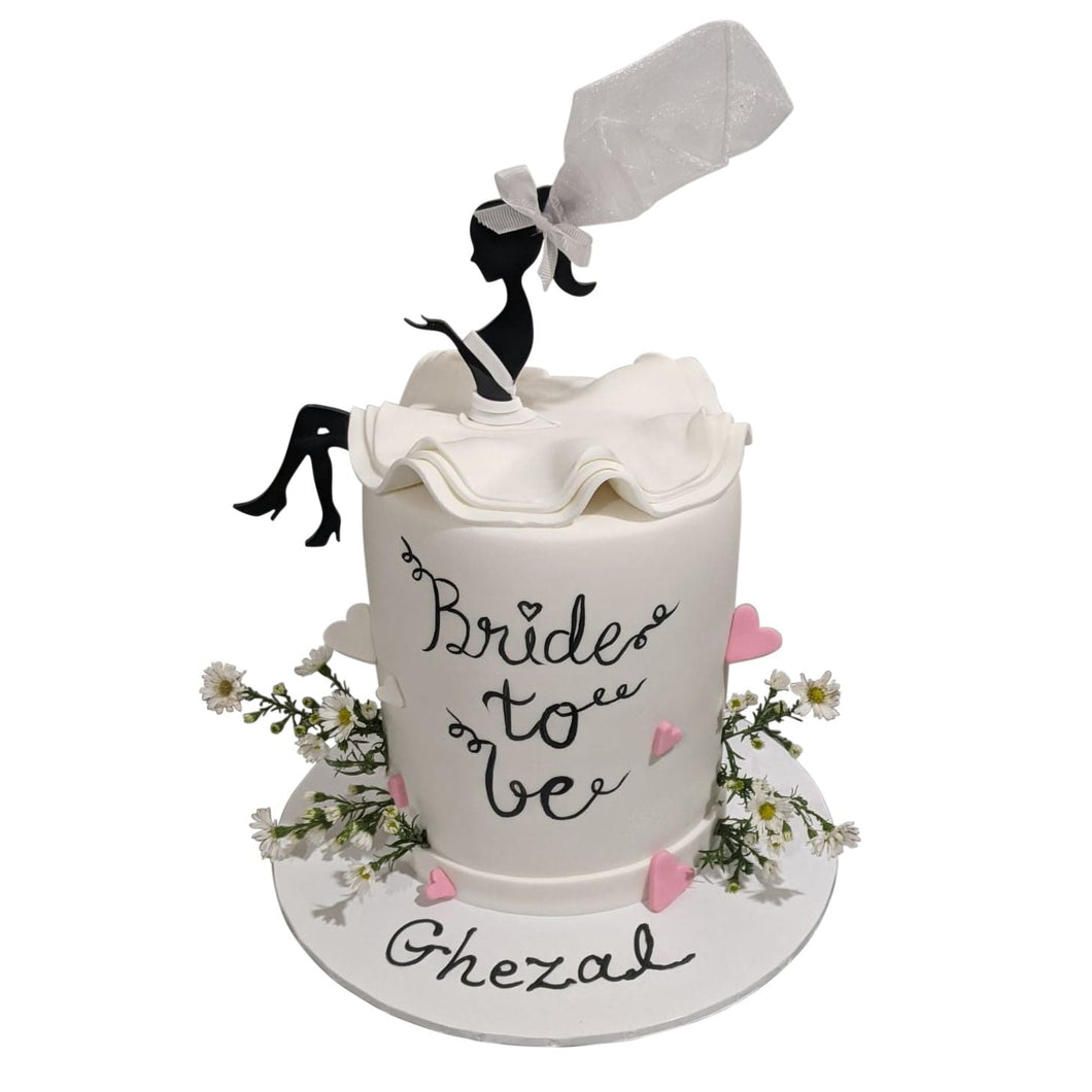 Bride To Be Tall Cake