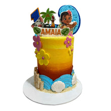 Load image into Gallery viewer, Baby Moana Themed Tall Cake
