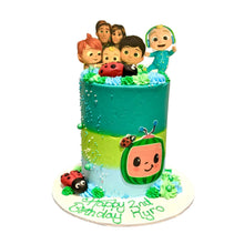 Load image into Gallery viewer, Coco Melon Themed Cake (2)
