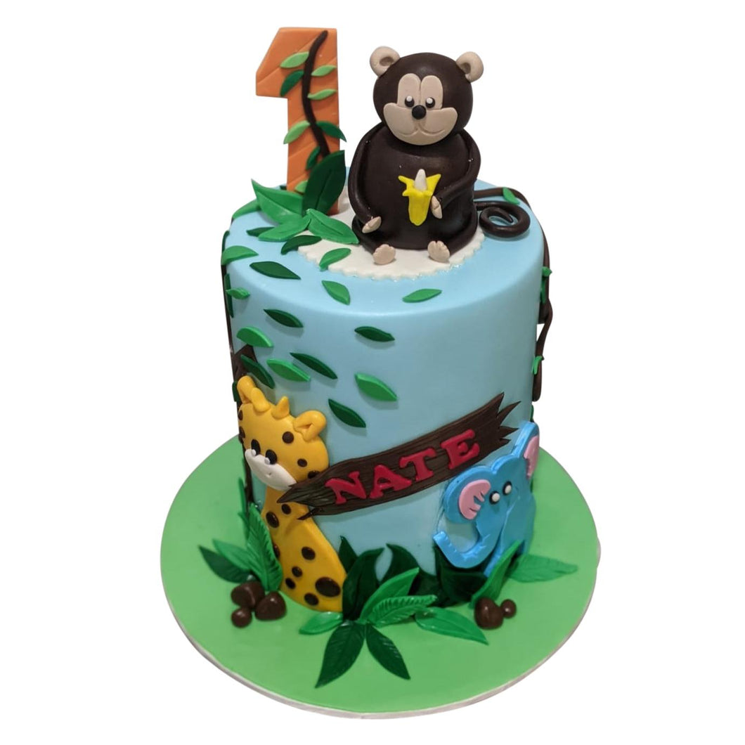 Kids Jungle Tall Cake
