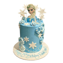Load image into Gallery viewer, Frozen Themed Tall Cake
