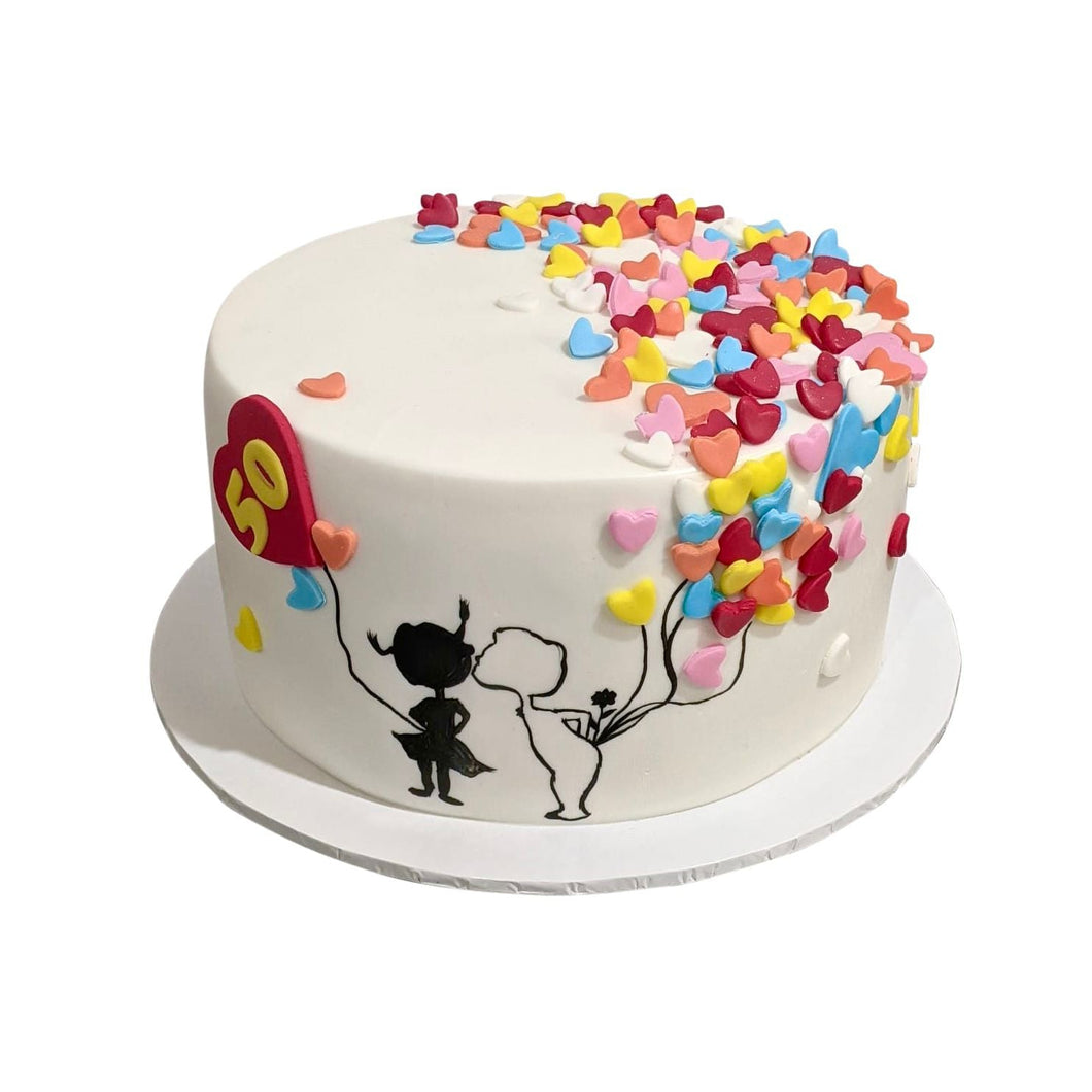 Cute Anniversary Cake