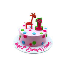 Load image into Gallery viewer, Pink Giraffe Cake
