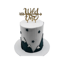 Load image into Gallery viewer, Snow Mountain Theme Cake
