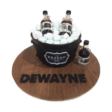 Load image into Gallery viewer, Mini Alcohol Iced Bucket Cake
