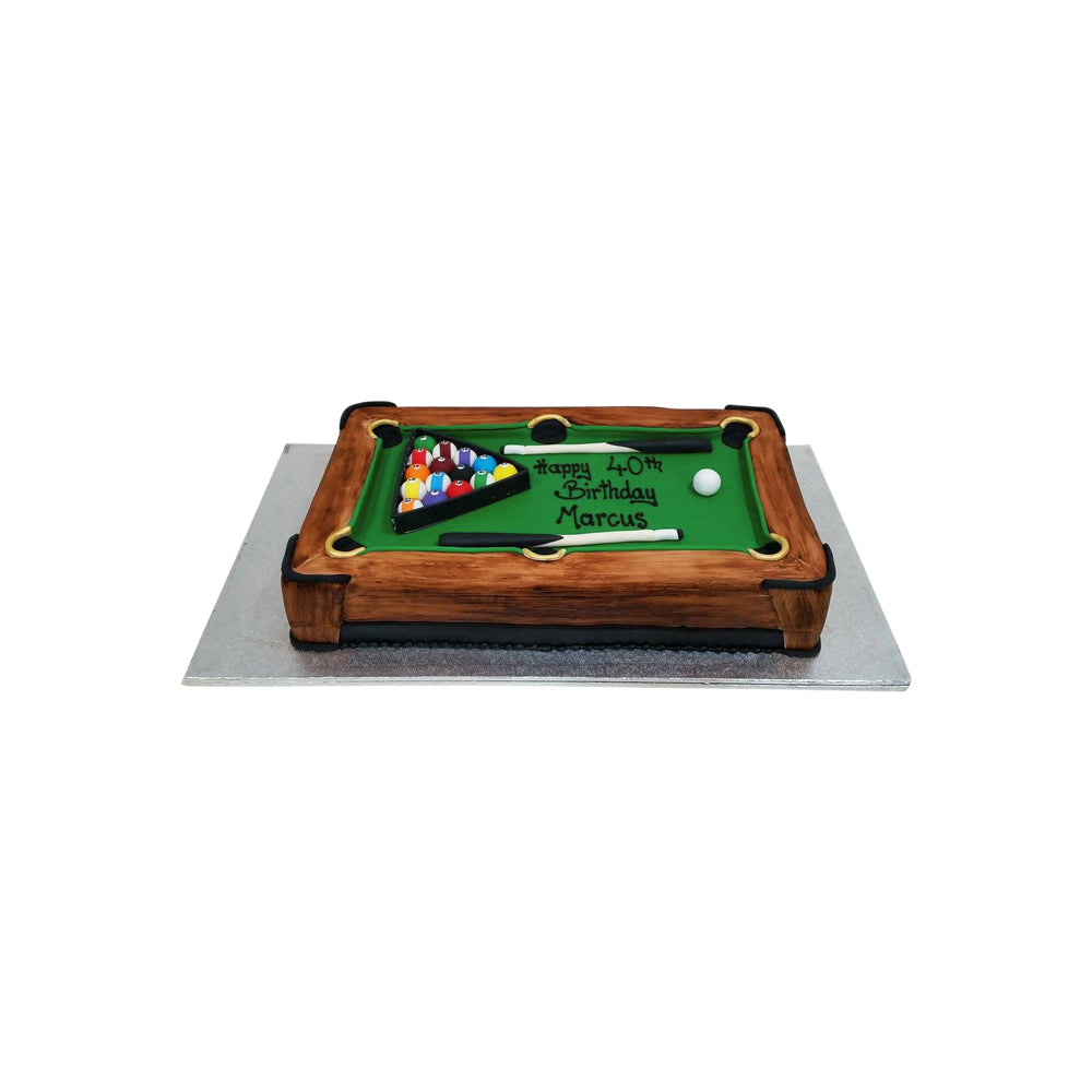 Pool Table Cake