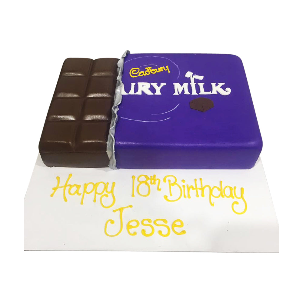 Chocolate Bar 2D Cake