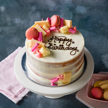 Load image into Gallery viewer, White Chocolate &amp; Strawberry Cake
