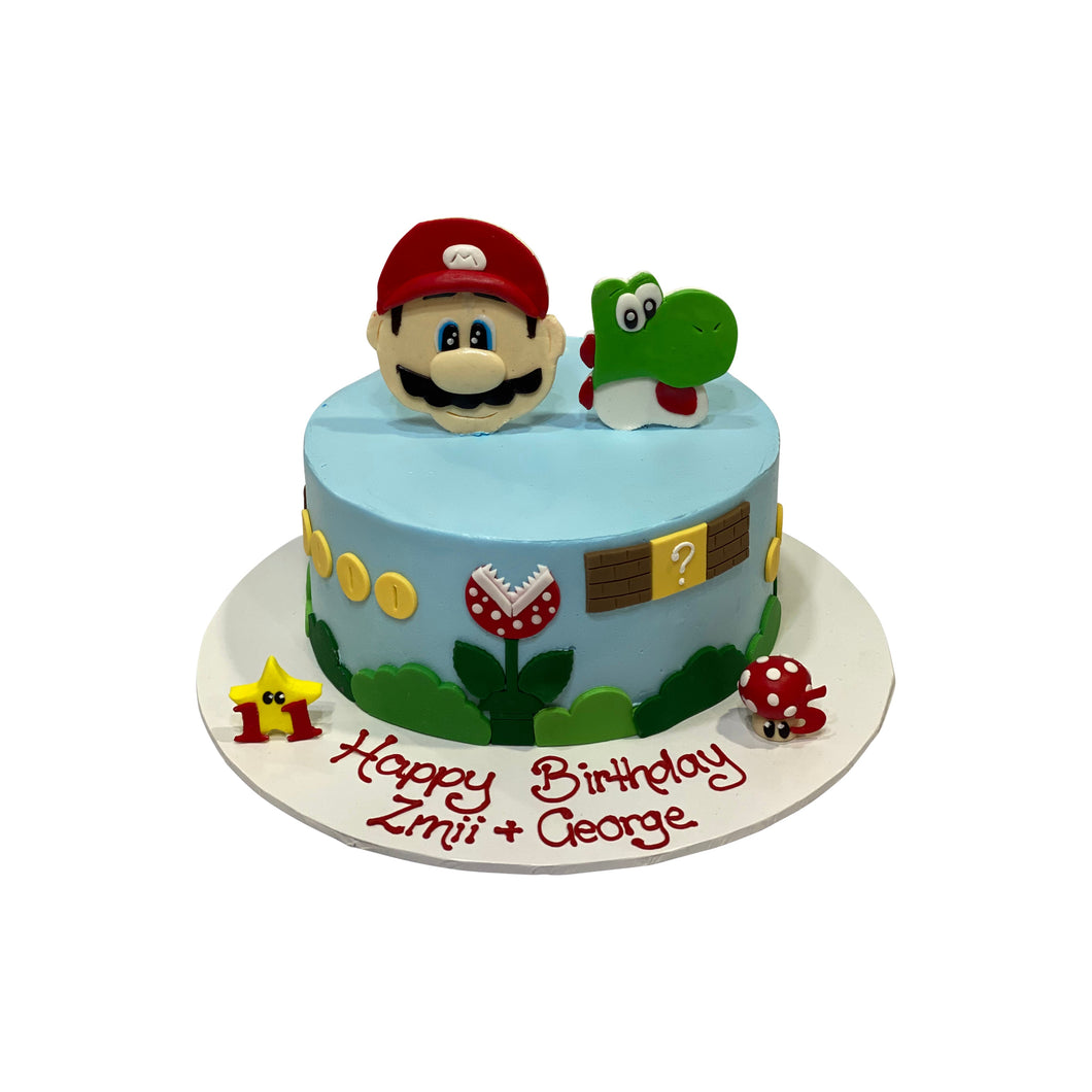 Mario Video Game Cake