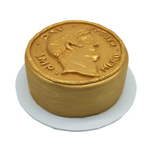 Load image into Gallery viewer, Coin Carved Cake

