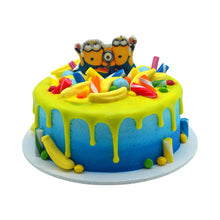 Load image into Gallery viewer, Minions Drip Cake
