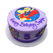 Load image into Gallery viewer, Superwoman Cartoon Cake
