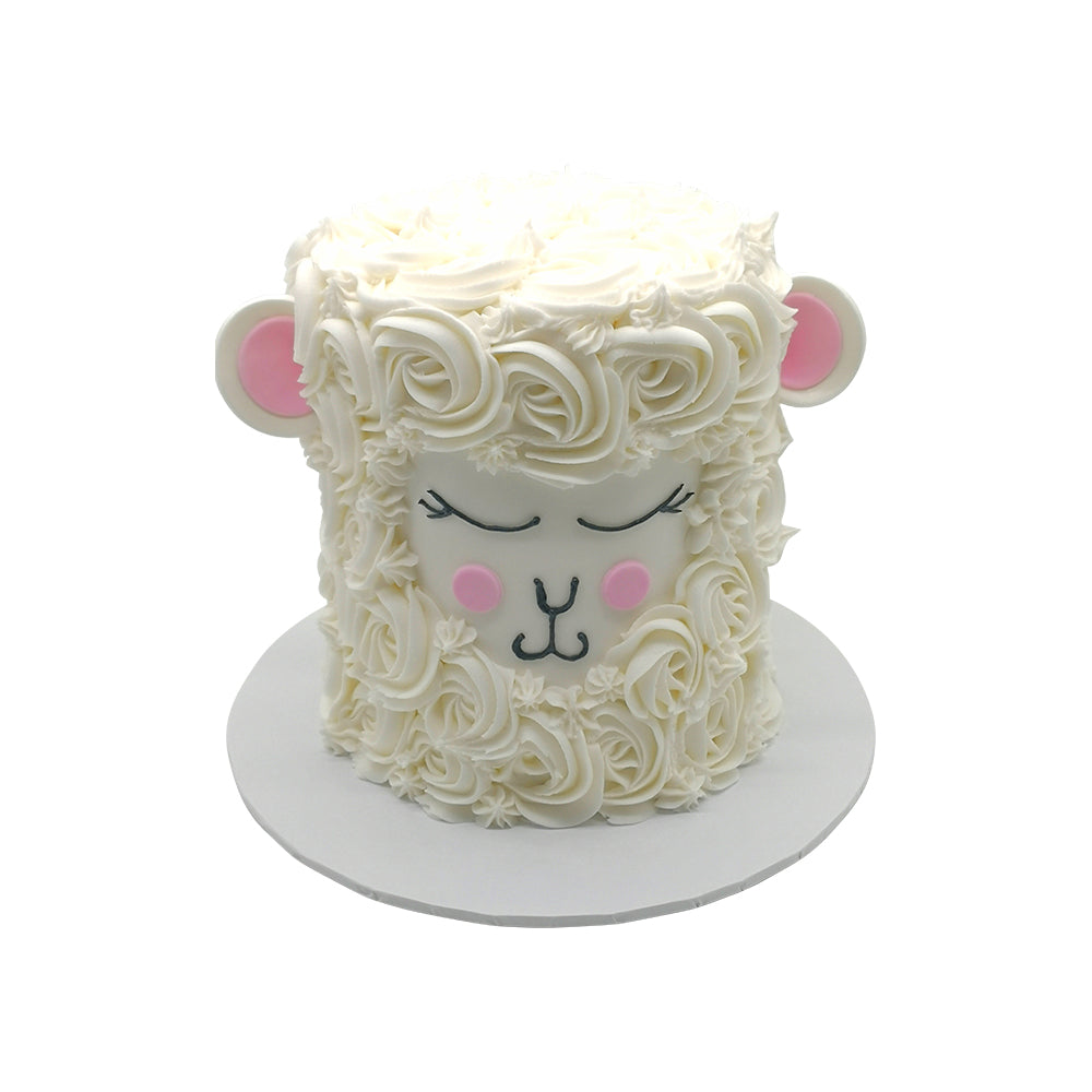 भेड़ के चेहरे का केक