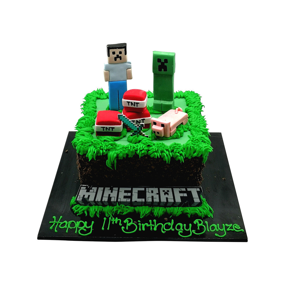 Mine Craft Cake (2)