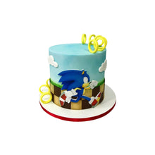 Load image into Gallery viewer, Sonic Hedgehog Cake
