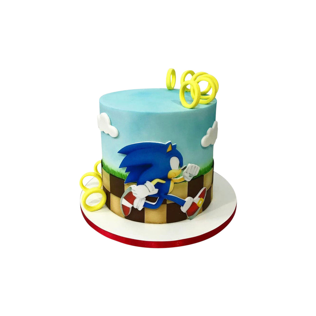 Sonic Hedgehog Cake