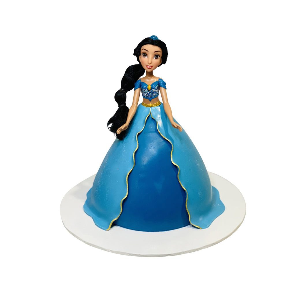 Disney Princess / Barbie Doll Fondant Cake