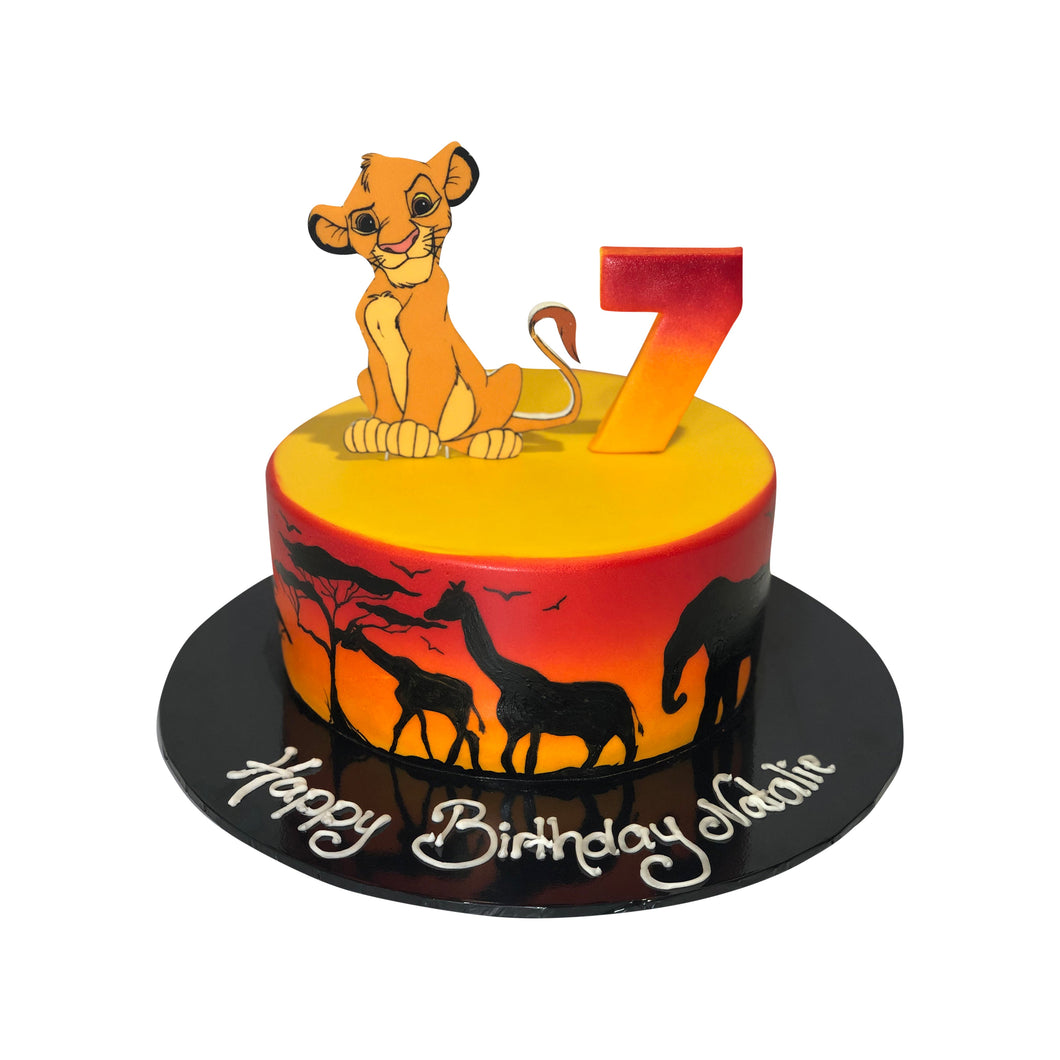 The King of the Jungle Cake (Lion King)