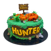 Load image into Gallery viewer, Snake Jungle Cake
