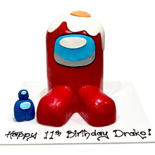 Load image into Gallery viewer, Among Us Character 3D Cake
