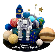 Load image into Gallery viewer, Space 3D Themed cake

