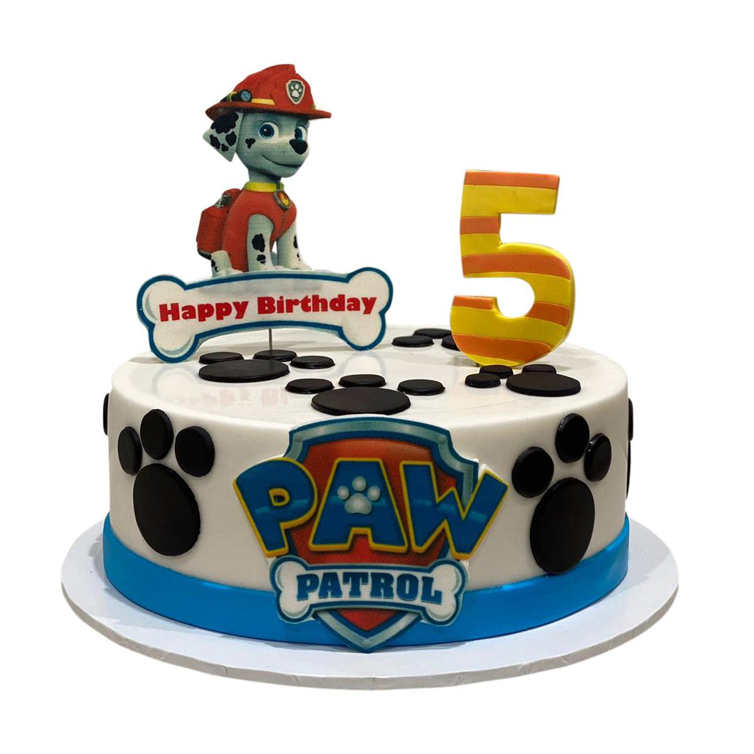 Paw Patrol Fondant Character Cake