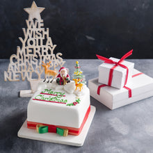 Load image into Gallery viewer, Decorated Christmas Fruit Cake
