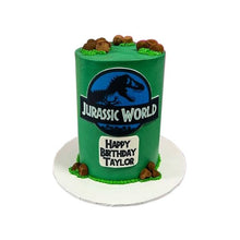 Load image into Gallery viewer, Jurassic Themed Tall Cake
