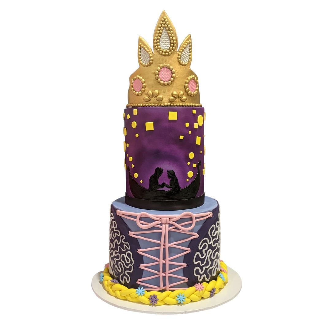 Rapunzel Tiered Cake