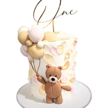 Load image into Gallery viewer, Bear Balloons Tall Cake
