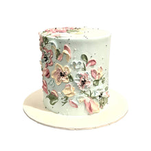 Load image into Gallery viewer, Painted Flowers Tall Cake
