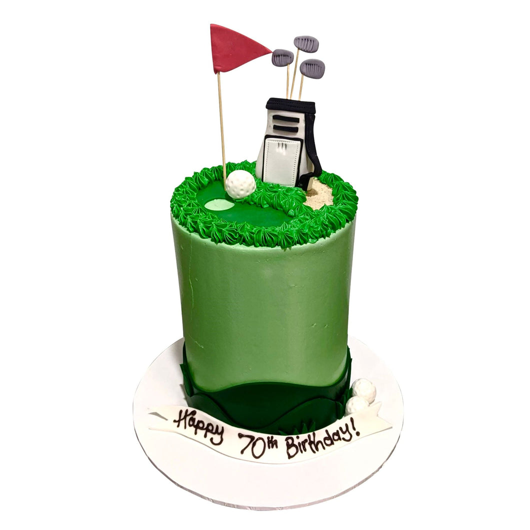Golf Theme Tall Cake