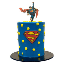 Load image into Gallery viewer, Super Hero Tall Cake (Superman)
