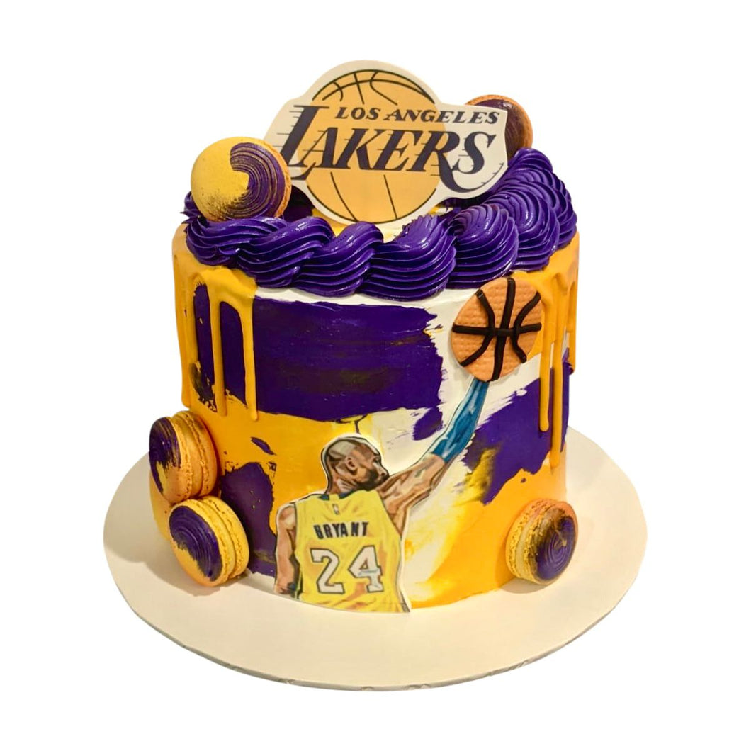 Basketball Themed Tall Cake
