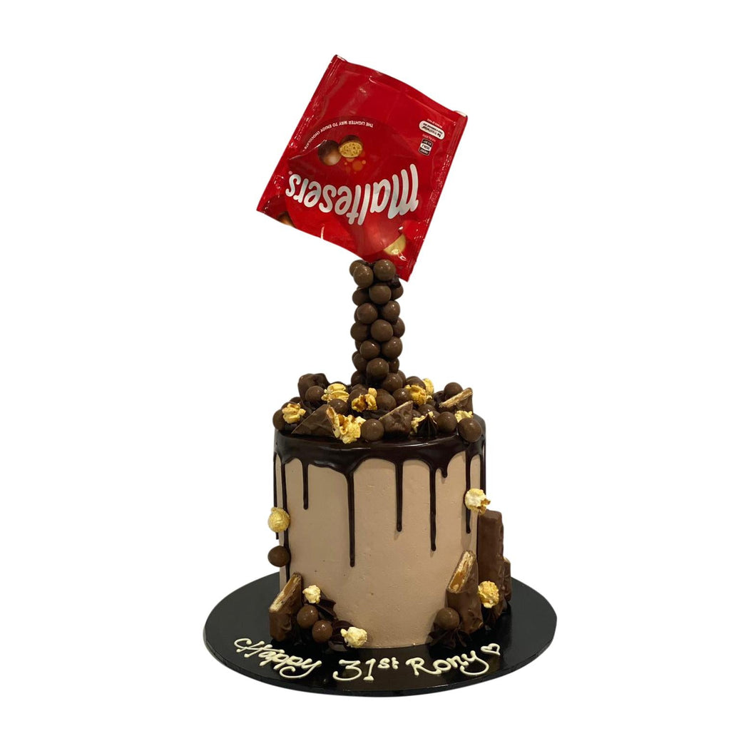 Chocolate Love Themed Tall Cake
