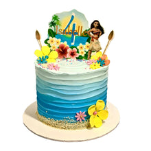 Load image into Gallery viewer, Moana Themed Tall Cake
