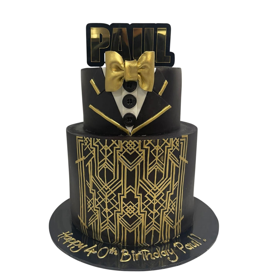 Gatsby 1920s Themed Cake