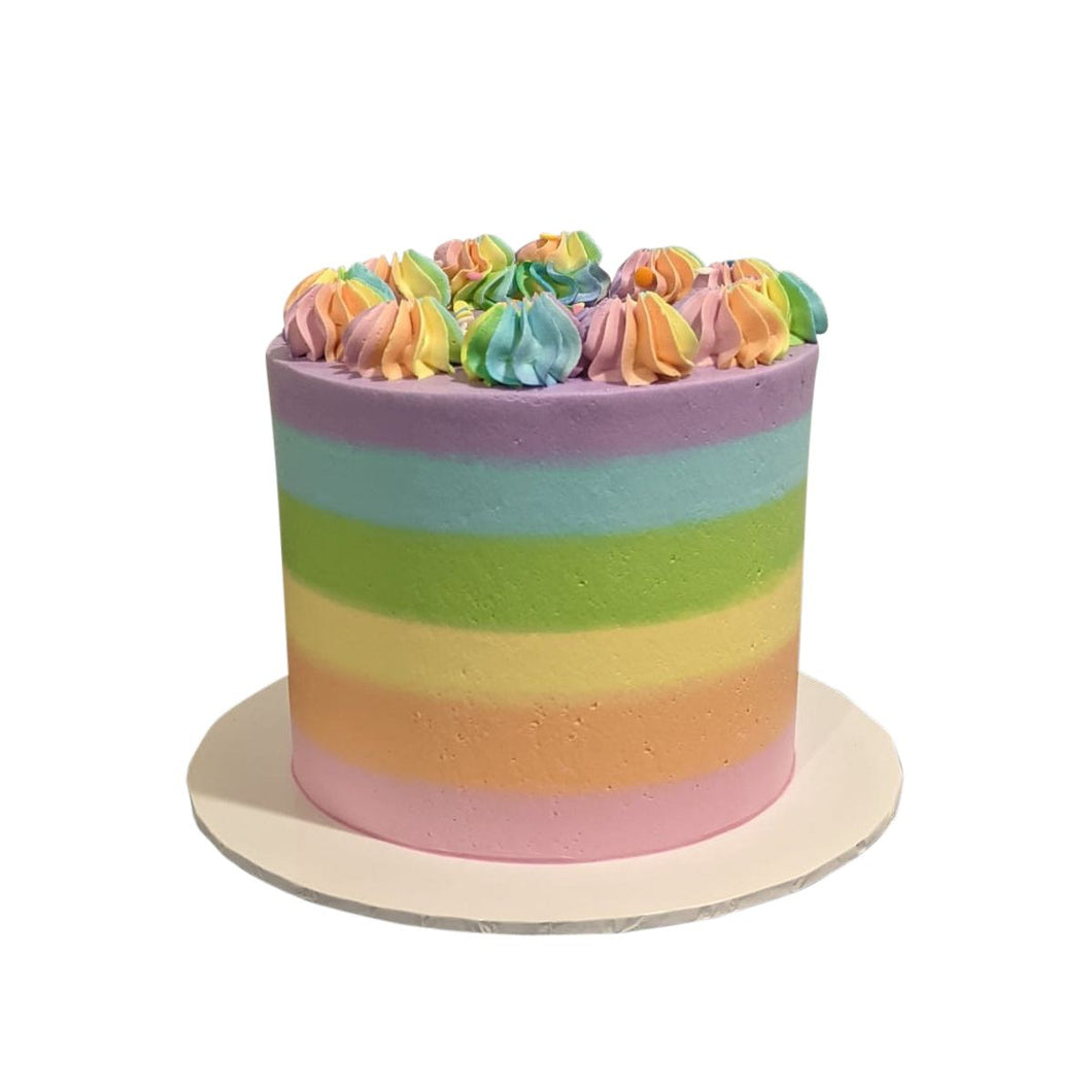 Pastel Rainbow Cake