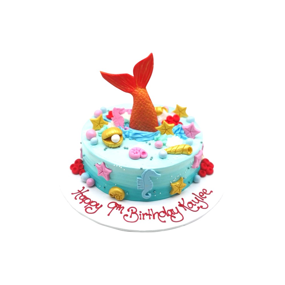 Mermaid Theme Cake (2)