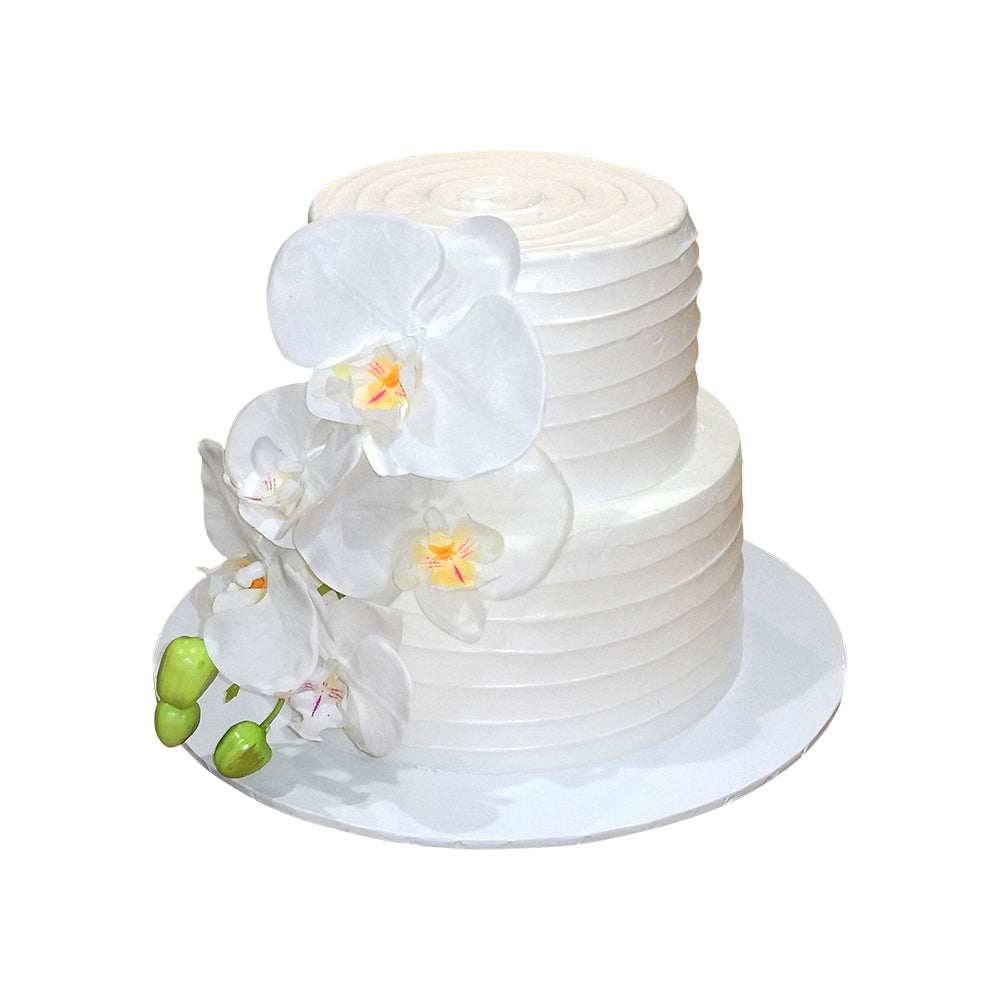 Simple Buttercream Patern Cake